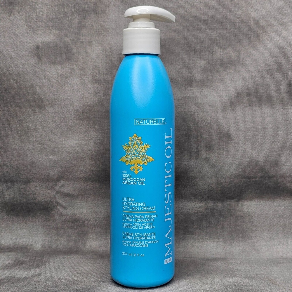 ZOTOS Naturelle Luxe Majestic Oil Moroccan Oil Ultra Hydrating Styling Cream 8oz
